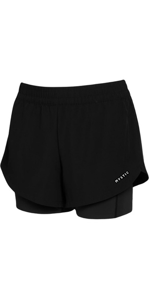 2026 Mystic Mujer Ida Pantalones Cortos Forrados Sport 35001.240271 - Black